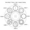 100w led scanner gobo wheel