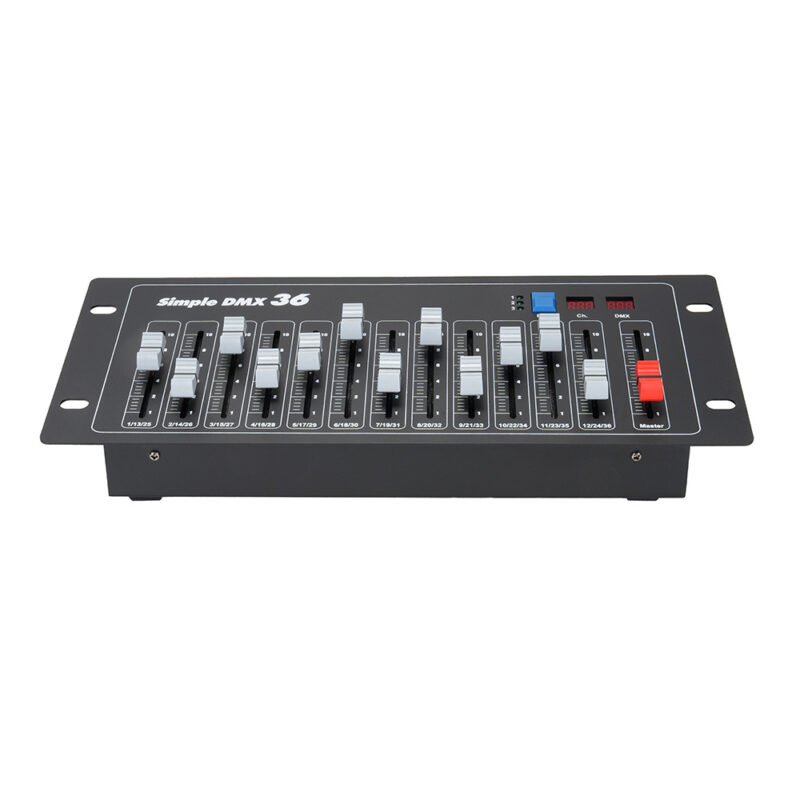 36 channels dmx controller