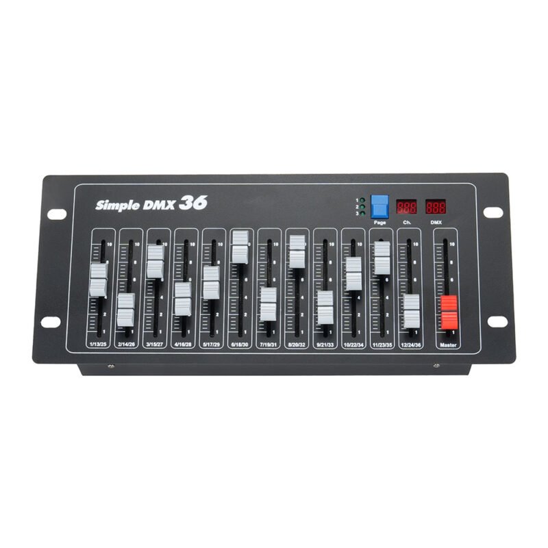 36 channels dmx controller
