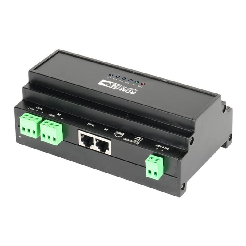 4-way RDM Splitter Din Rail