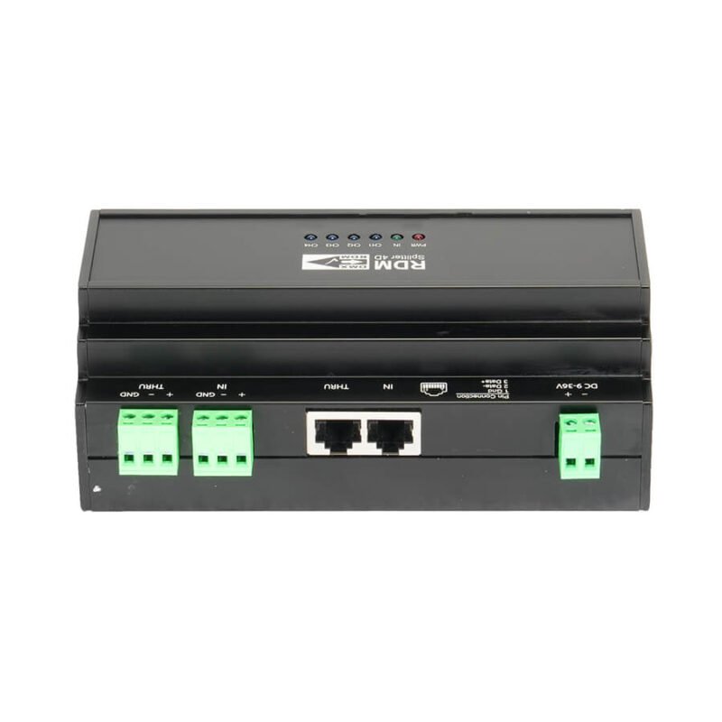 4-way RDM Splitter Din Rail